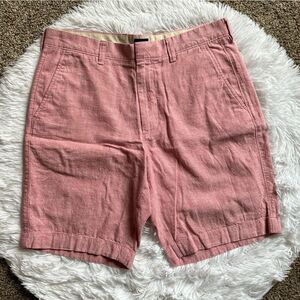 J. Crew Shorts Linen Cotton Blend 9” Mens Size 32